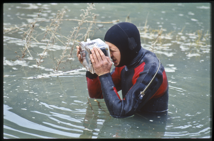 Performance to mark the first filling of hydro lake Dunstan, Clyde, New Zealand - Lloyd Godman Lake Fill I, 1992