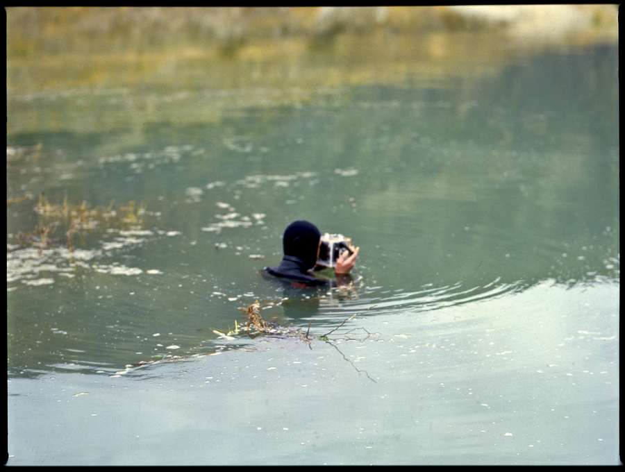 Performance to mark the first filling of hydro lake Dunstan, Clyde, New Zealand - Lloyd Godman Lake Fill I, 1992