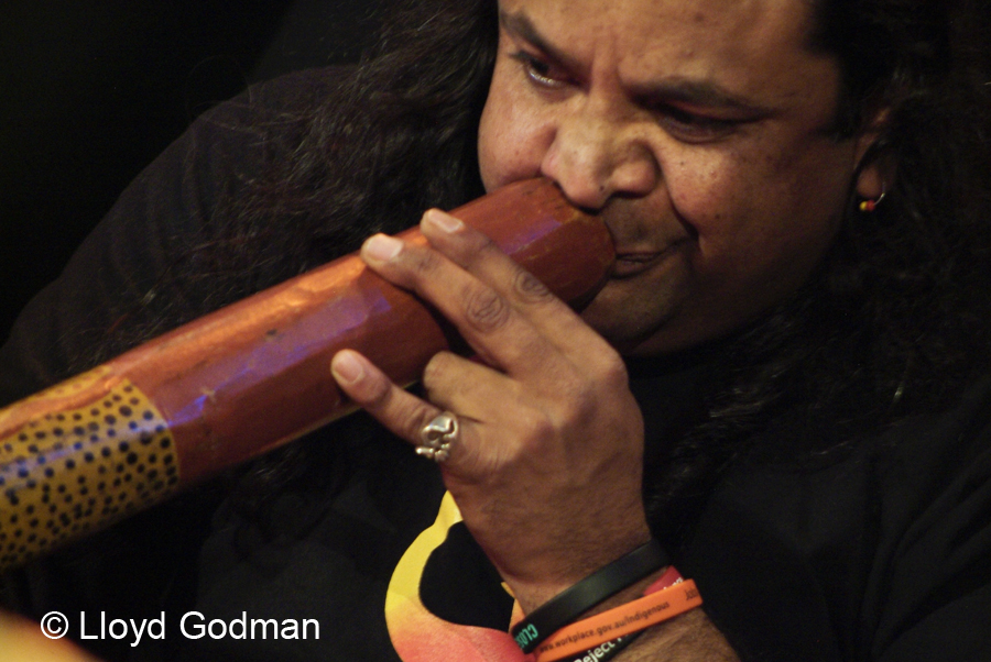 Archie Roach - Healsville Hall, Victoria, Australia, 2008 - Coranderrk Open Day - Photograph - Lloyd Godman