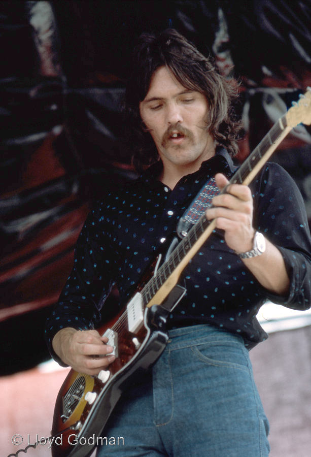 Australian rock group Black Feather, Te Rapa Racecourse New Zeland 1973 - photograph Lloyd Godman