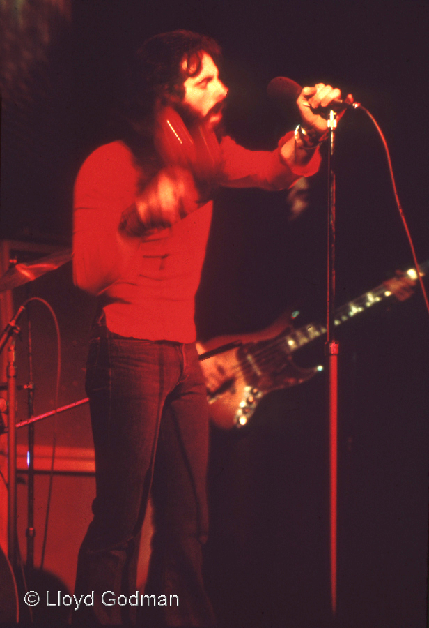 Trevor Tombleson, of Ticket, New Zealand's ultimate acid band, Wellington, 1970s - photograph Lloyd Godman 