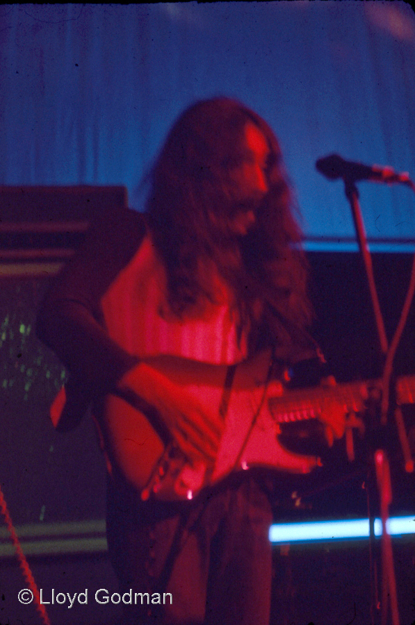 Eddie Hansen, of Ticket, New Zealand's ultimate acid band, Wellington, 1970s - photograph Lloyd Godman 