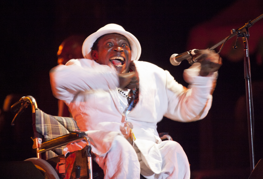 Staff Benda Bilili, Womad, Womadalaide, 2012, Photograph Lloyd Godman