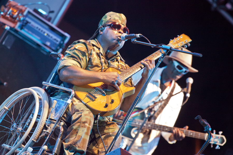 Staff Benda Bilili, Womad, Womadalaide, 2012, Photograph Lloyd Godman