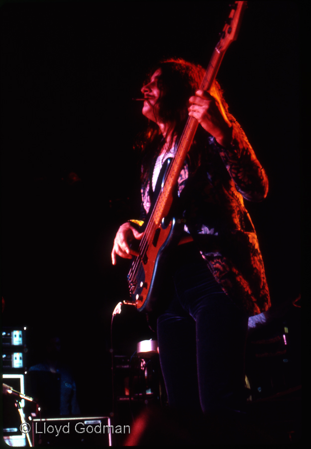 Bass Player, Joe Cocker,  Western Springs, New Zealand, 1972 , Lloyd Godman