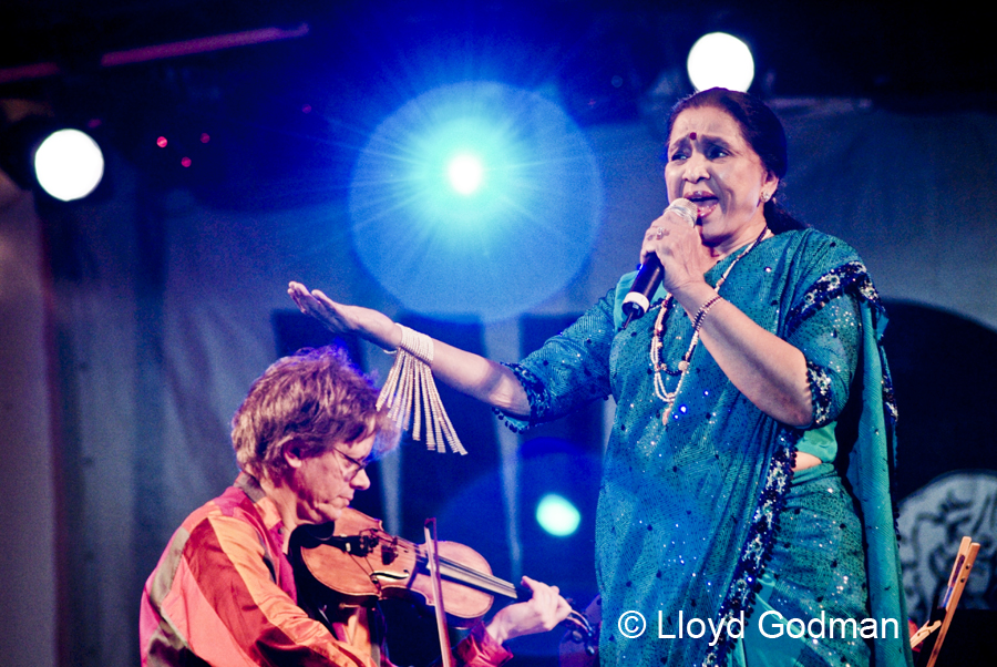 Asha Bhosle - with Kronos Quartet and Wu Man - Womad - Adelaide - Australia - 2007