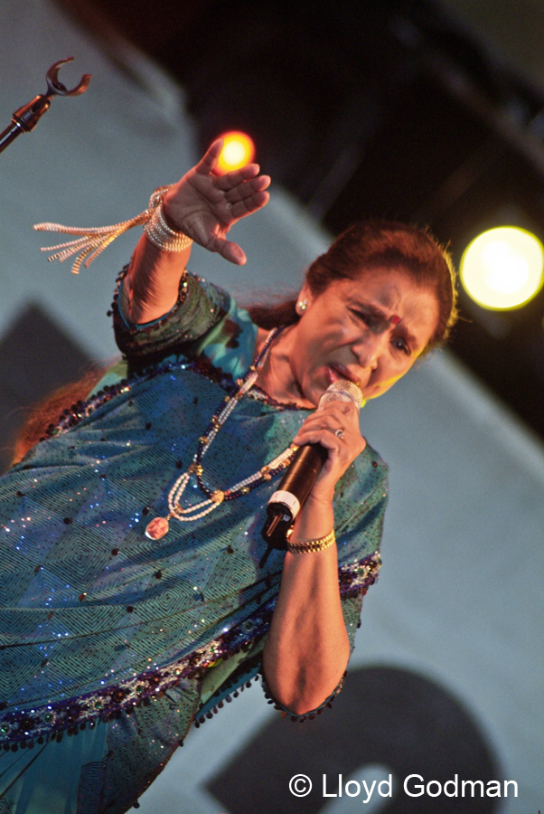 Asha Bhosle - with Kronos Quartet and Wu Man - Womad - Adelaide - Australia - 2007