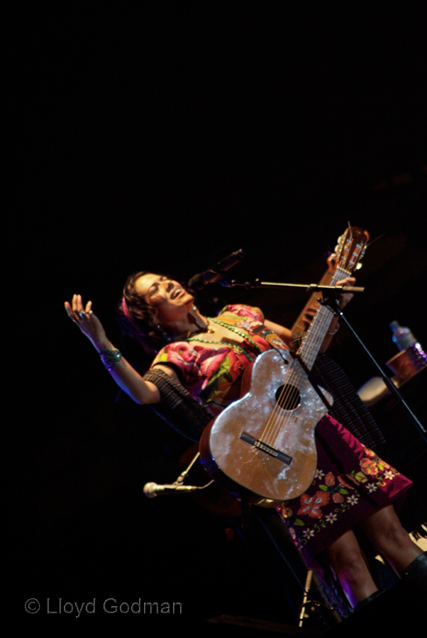 Lila Downs - Womadelaide Adelaide Australia - 2007 - photograph Lloyd Godman