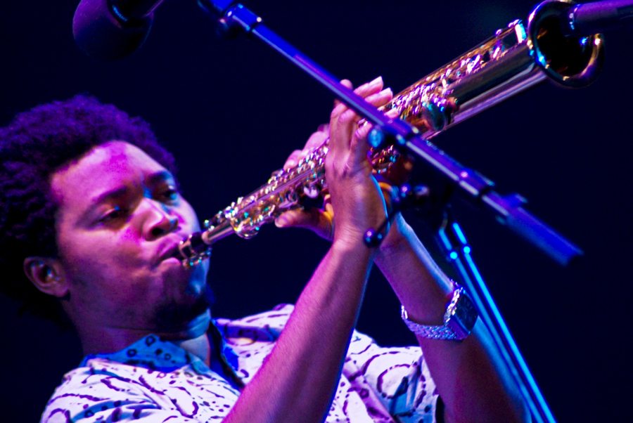 Seun Kuti and Egypt 80 - Womad - Adelaide - Australia - 2009 - Photograph Lloyd Godman