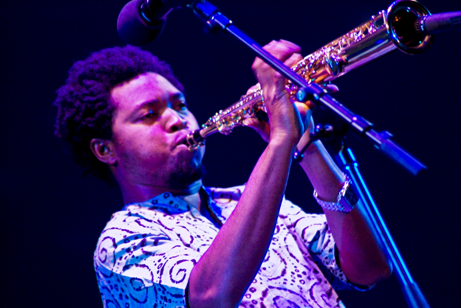 Seun Kuti and Egypt 80 - Womad - Adelaide - Australia - 2009 - Photograph Lloyd Godman