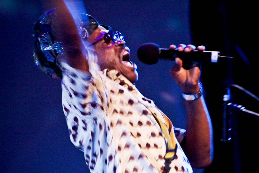 Seun Kuti and Egypt 80 - Womad - Adelaide - Australia - 2009 - Photograph Lloyd Godman