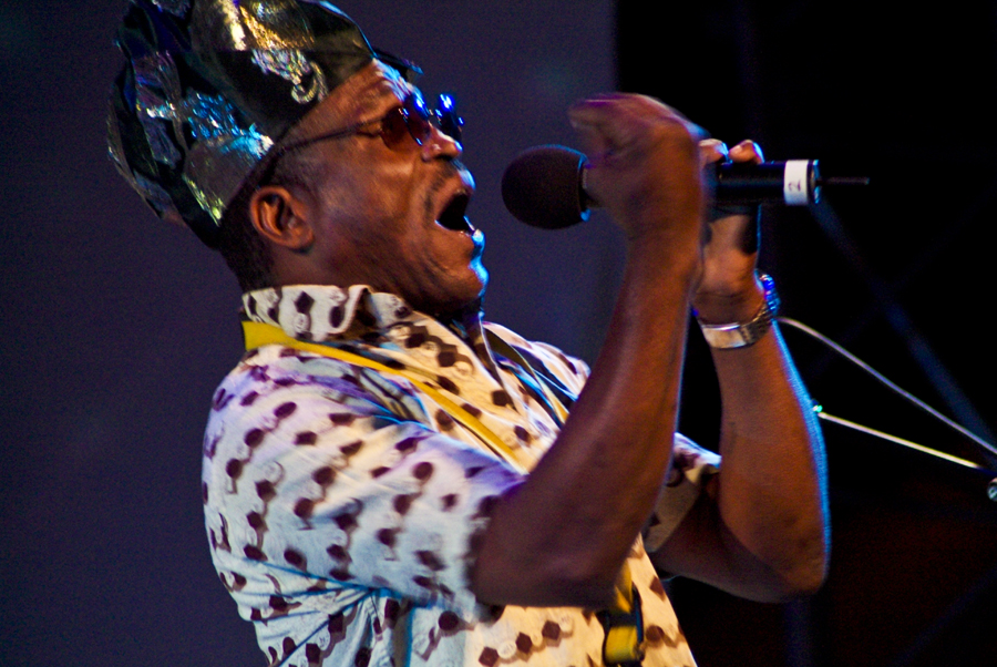 Seun Kuti and Egypt 80 - Womad - Adelaide - Australia - 2009 - Photograph Lloyd Godman