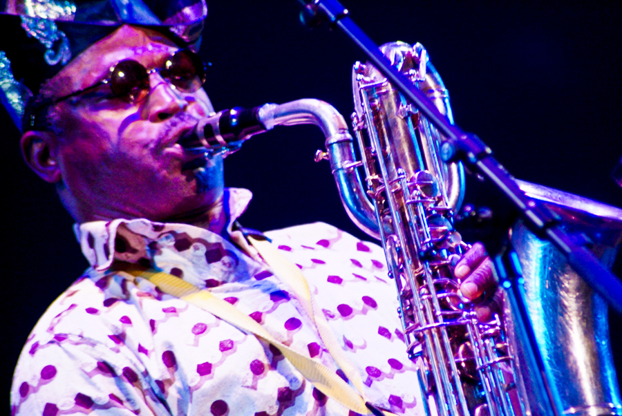 Seun Kuti and Egypt 80 - Womad - Adelaide - Australia - 2009 - Photograph Lloyd Godman