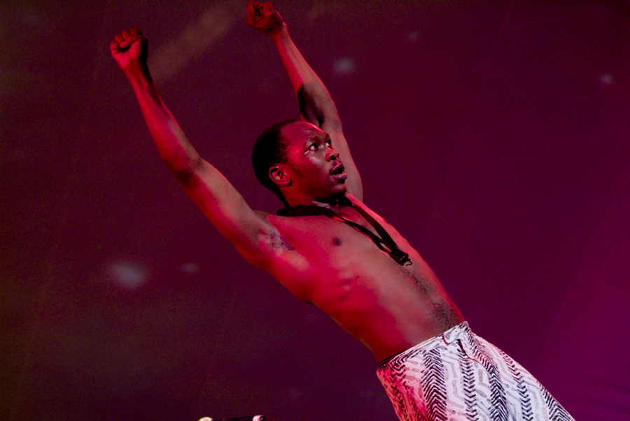 Seun Kuti and Egypt 80 - Womad - Adelaide - Australia - 2009 - Photograph Lloyd Godman