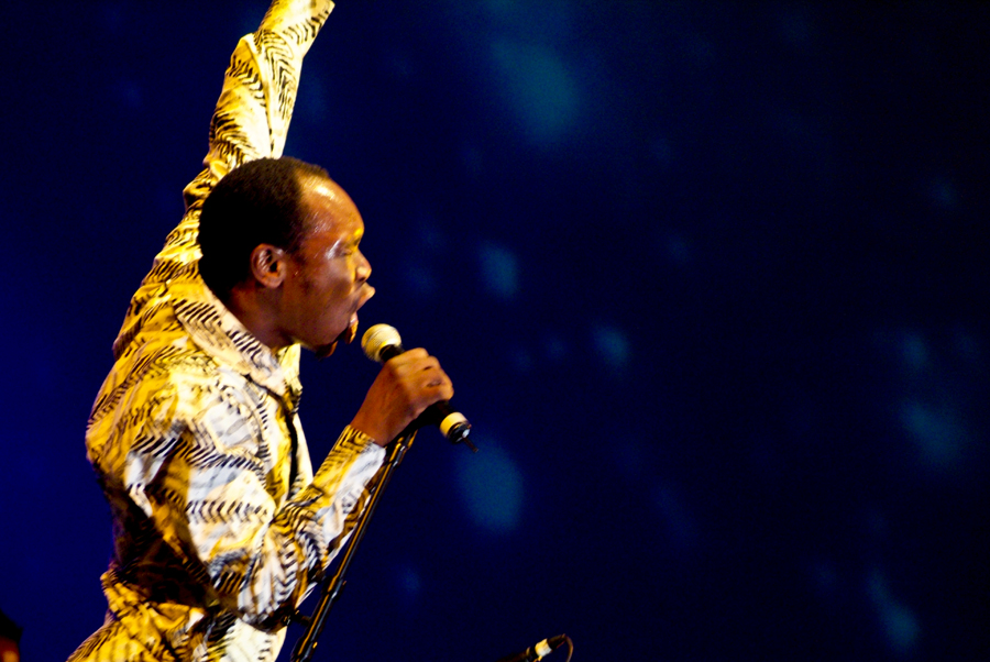 Seun Kuti and Egypt 80 - Womad - Adelaide - Australia - 2009 - Photograph Lloyd Godman