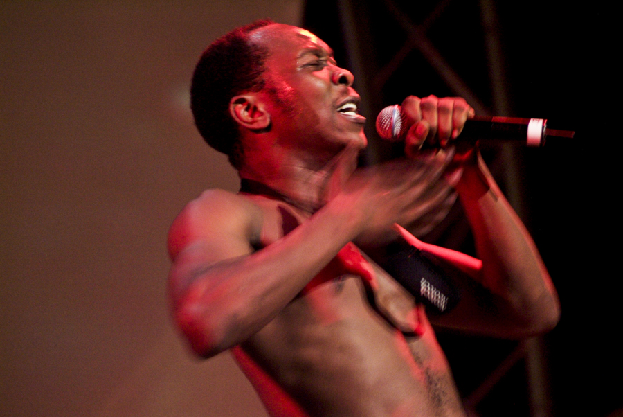 Seun Kuti and Egypt 80 - Womad - Adelaide - Australia - 2009 - Photograph Lloyd Godman