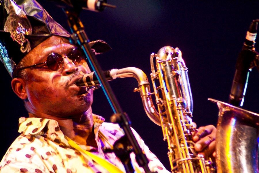 Seun Kuti and Egypt 80 - Womad - Adelaide - Australia - 2009 - Photograph Lloyd Godman