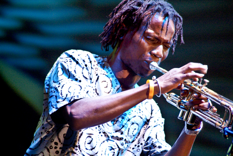 Seun Kuti and Egypt 80 - Womad - Adelaide - Australia - 2009 - Photograph Lloyd Godman