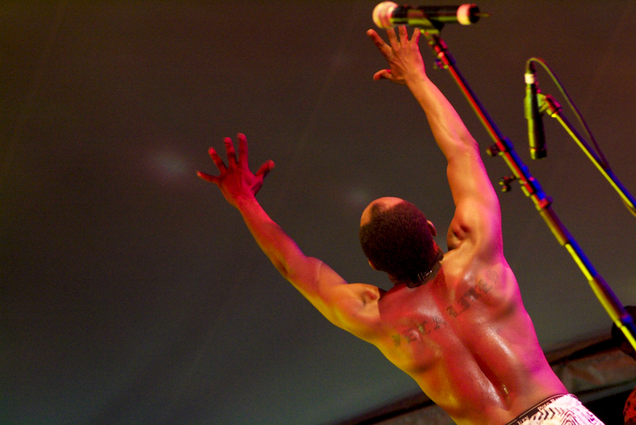 Seun Kuti and Egypt 80 - Womad - Adelaide - Australia - 2009 - Photograph Lloyd Godman