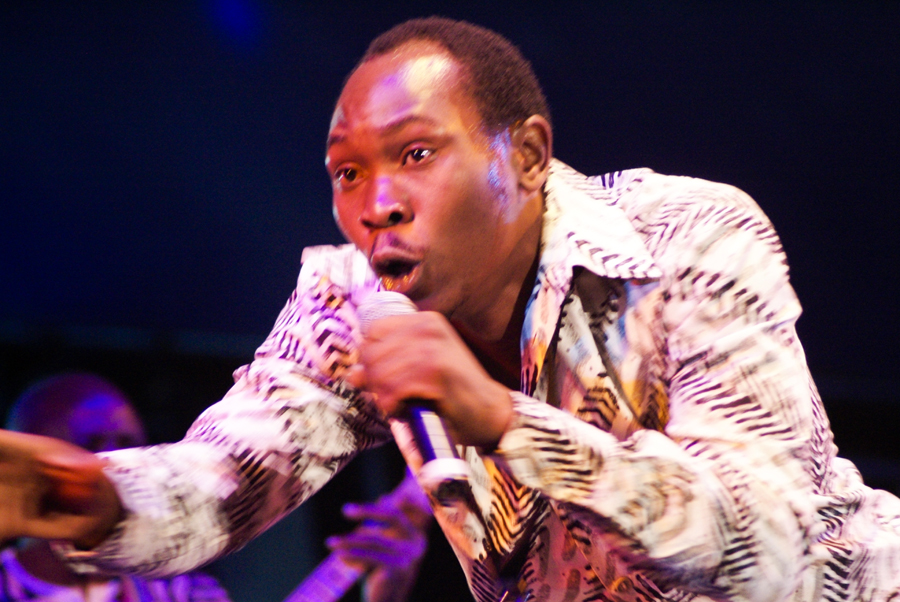 Seun Kuti and Egypt 80 - Womad - Adelaide - Australia - 2009 - Photograph Lloyd Godman