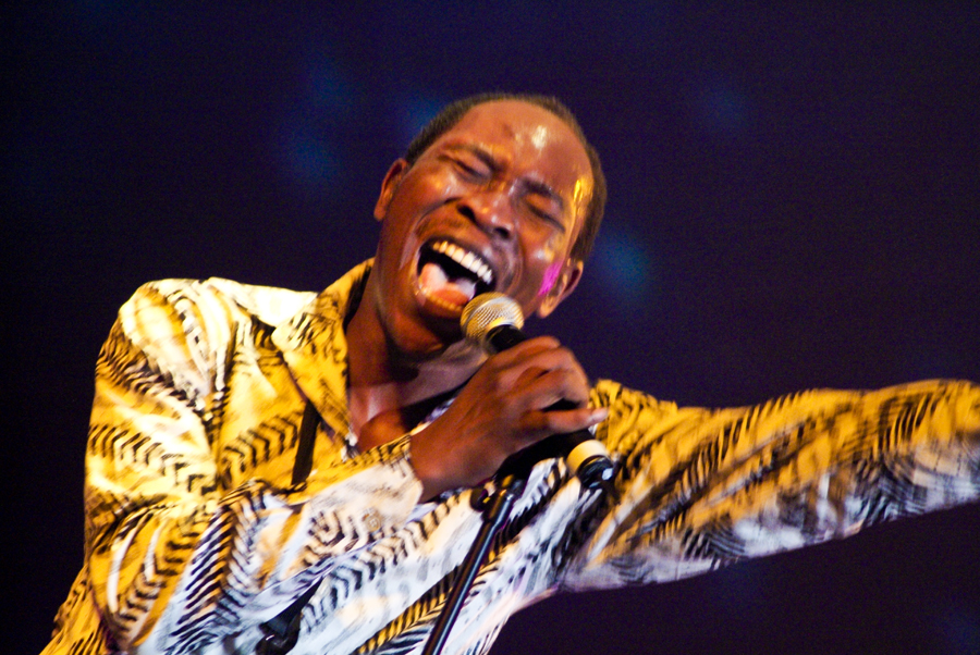 Seun Kuti and Egypt 80 - Womad - Adelaide - Australia - 2009 - Photograph Lloyd Godman