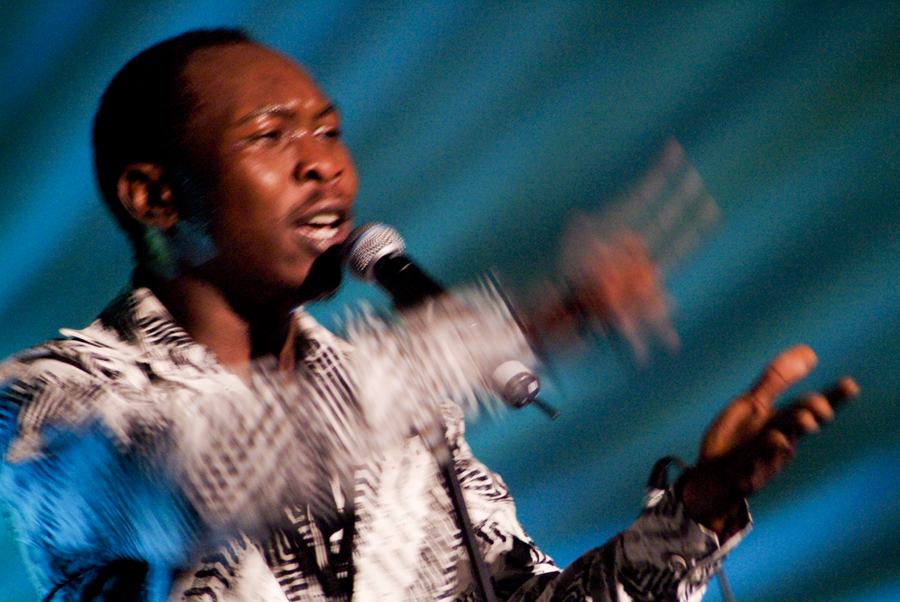 Seun Kuti and Egypt 80 - Womad - Adelaide - Australia - 2009 - Photograph Lloyd Godman