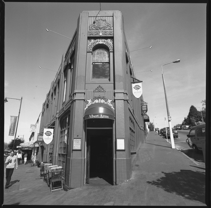 Photographs of buildings on acute architectural sites, lloyd godman