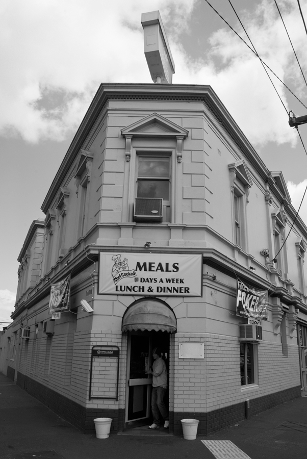 Corner Queens Parade, Gold St, Melbourne, Australia - Photograph Lloyd Godman