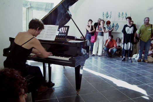 Silvie Sagot Duvoroux - Playing at the opening