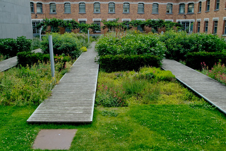 Garden, Musée La Piscine, Roubaix, France, - photograph - © Lloyd Godman