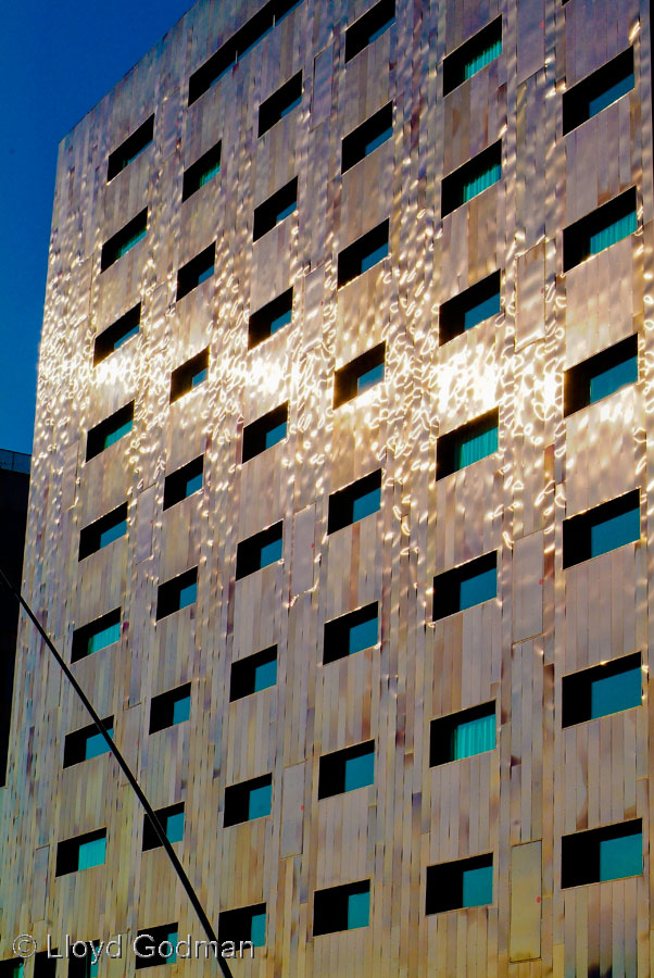 Copper facade on Building, Lille, France - photograph - © Lloyd Godman