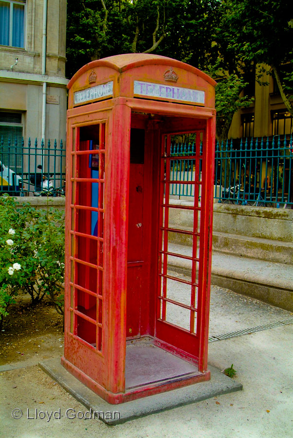 Telephone Phone box Telephone Phone box, Telephone Phone box, Avignon, France