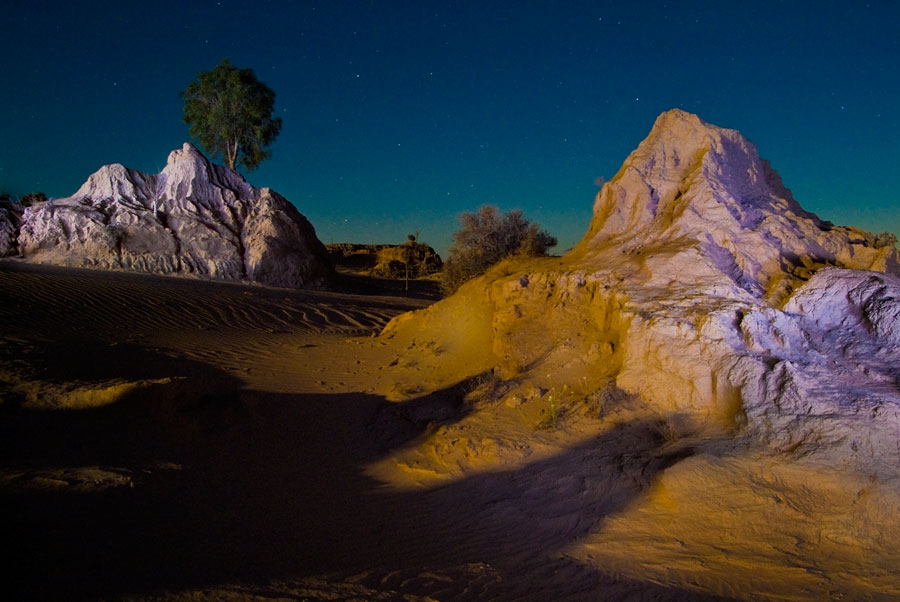 Lake Mungo - Luna Light Painting I - Lloyd Godman - 2007