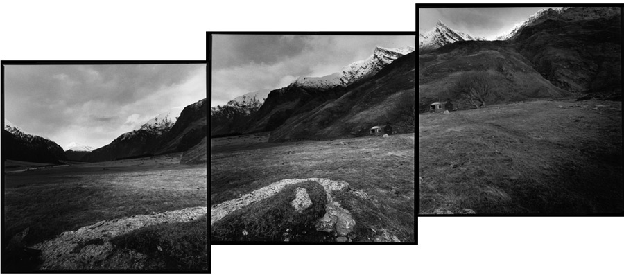 Panorama of West Matukituki Valley lloyd godman