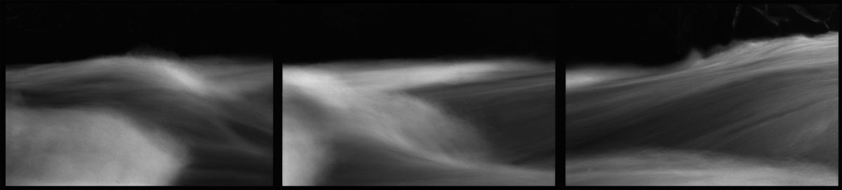 New works II - Kawarau River, Otago New Zealand - From the Last Rivers Song - 1984 - Panoramic photograph - Lloyd Godman